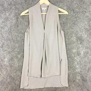 Wilfred Beige Sleeveless Blouse